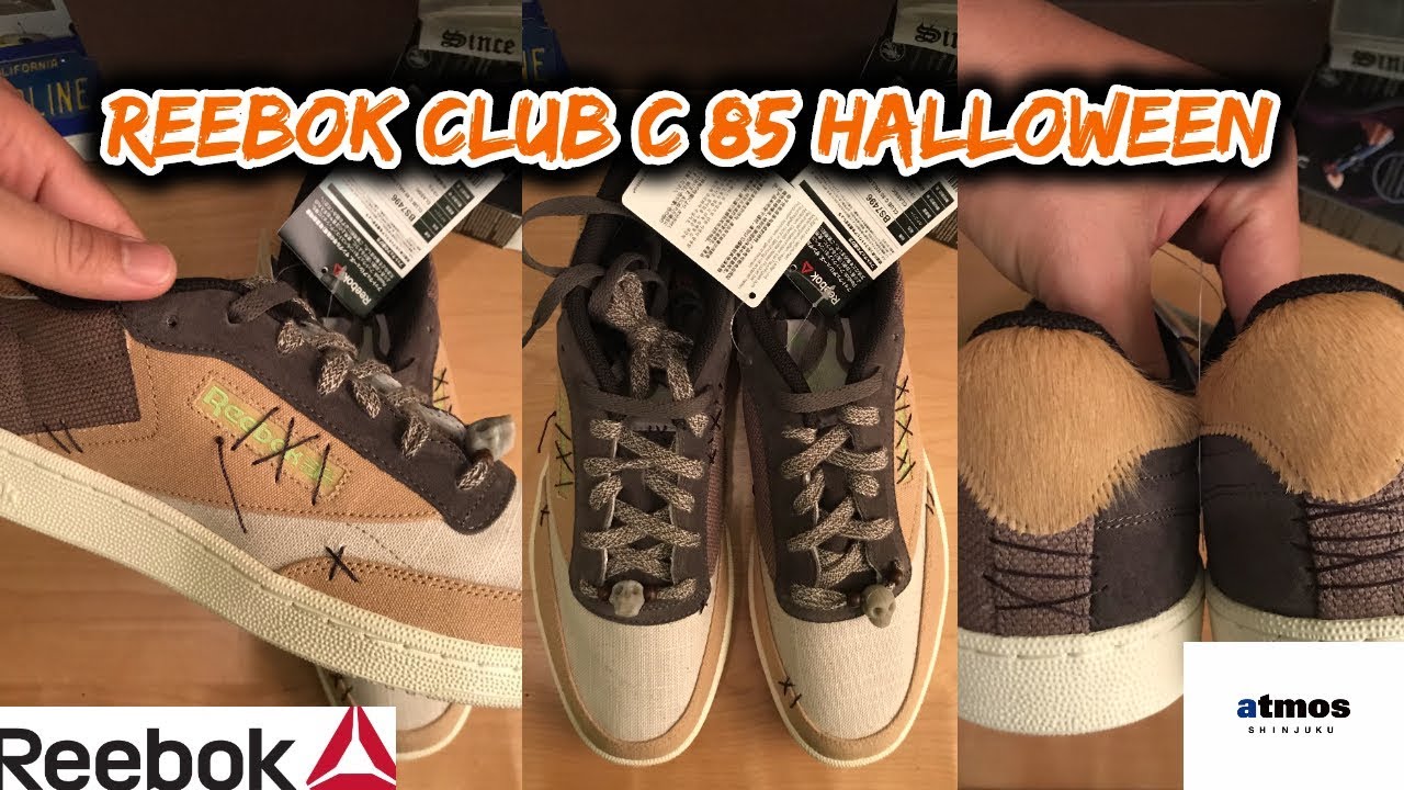 Unboxing of Reebok Club C Halloween Voodoo Doll - YouTube