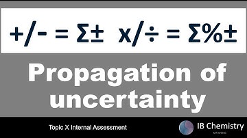 Propagation of uncertainty