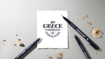 Lyric Lettering with the Composition Ruler #1