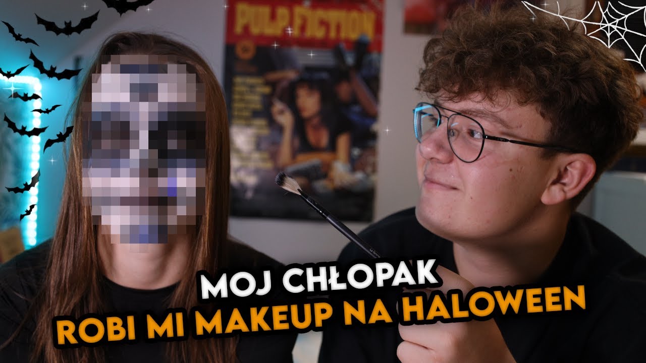 MÓJ CHŁOPAK ROBI MI MAKIJAŻ NA HALLOWEEN *z pinteresta* YouTube