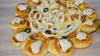 How to make Crown Crust pizza very easy and quick recipe by Hometown Flavours 