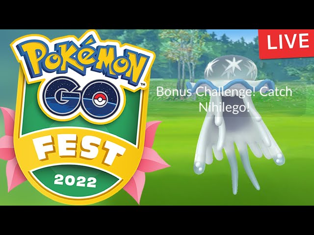 G47IX  Pokémon GO on X: Pokémon #GOFest 2022 - Day 2 - Nihilego emerges! # PokemonGO #GOFest2022  / X