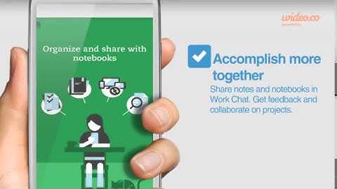 Evernote for Android - by Wideo.co