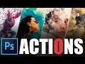 شرح الأكشنات في الفوتشوب | Photoshop Actions