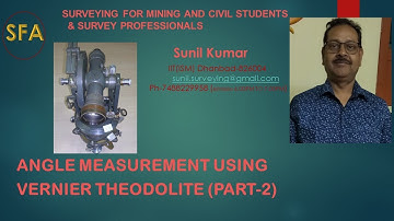 Angular Measurement using Vernier Theodolite (Part-2) by repetition method