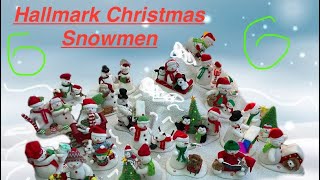The Hallmark Christmas Snowmen 2003-2024