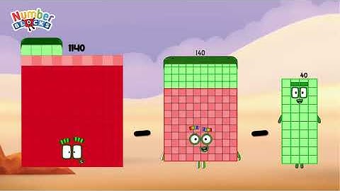 Numberblocks Big to small squence subtraction #learntocount | @ColorArt_id #mathsforkids