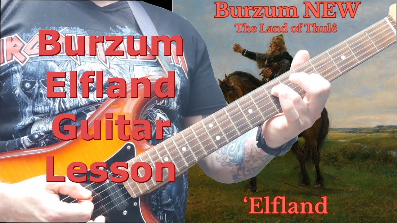 Burzum - Урок игры на гитаре Elfland