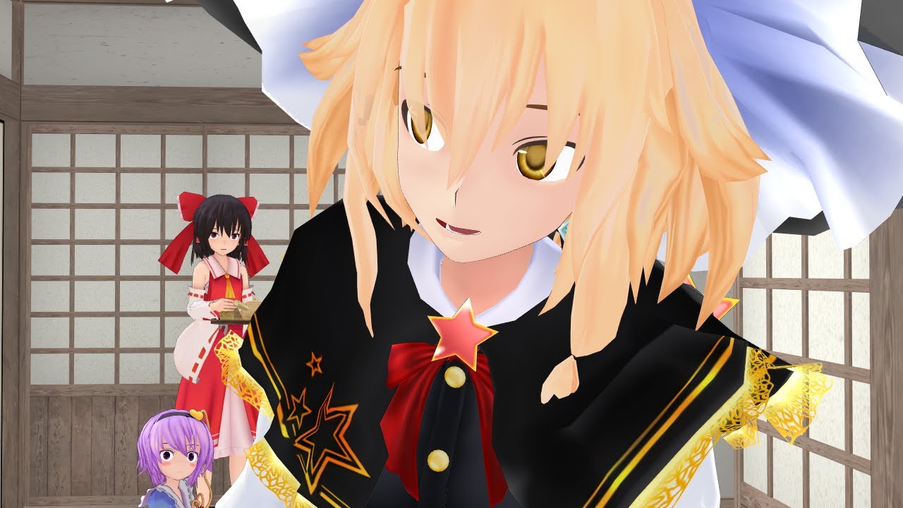 [Touhou MMD Kamishibai] Инцидент с исчезновением Марисы