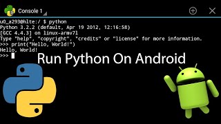 Details Download python in Android just in 1 min. Update