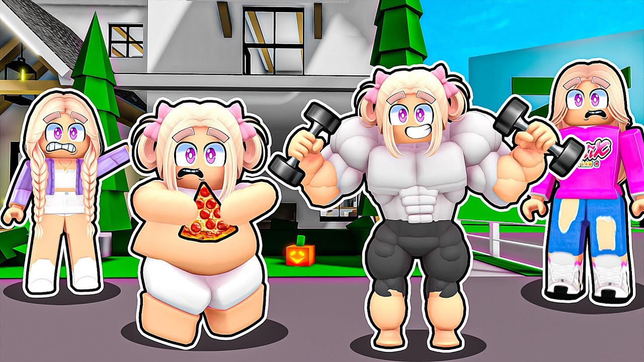 GRUBA AMI vs SILNA AMI na BROOKHAVEN w ROBLOX! 🤣