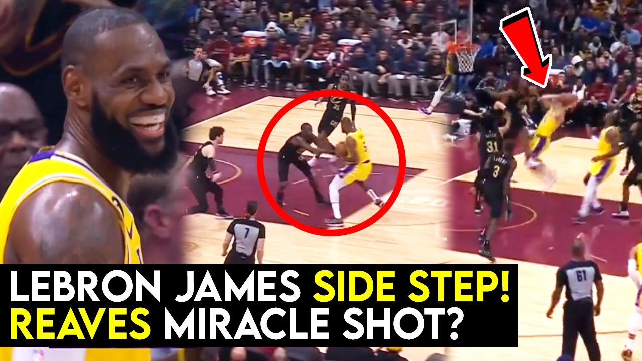Lebron James SIDE STEP, Iwan si Levert! Reaves Miracle Shot! Mitchell