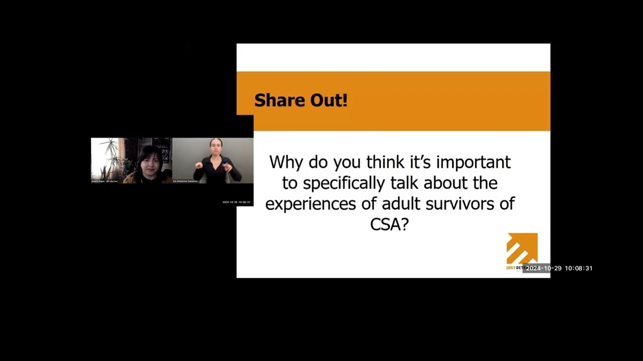 Working with Incarcerated Adult Survivors of Child Sexual Abuse - YouTube