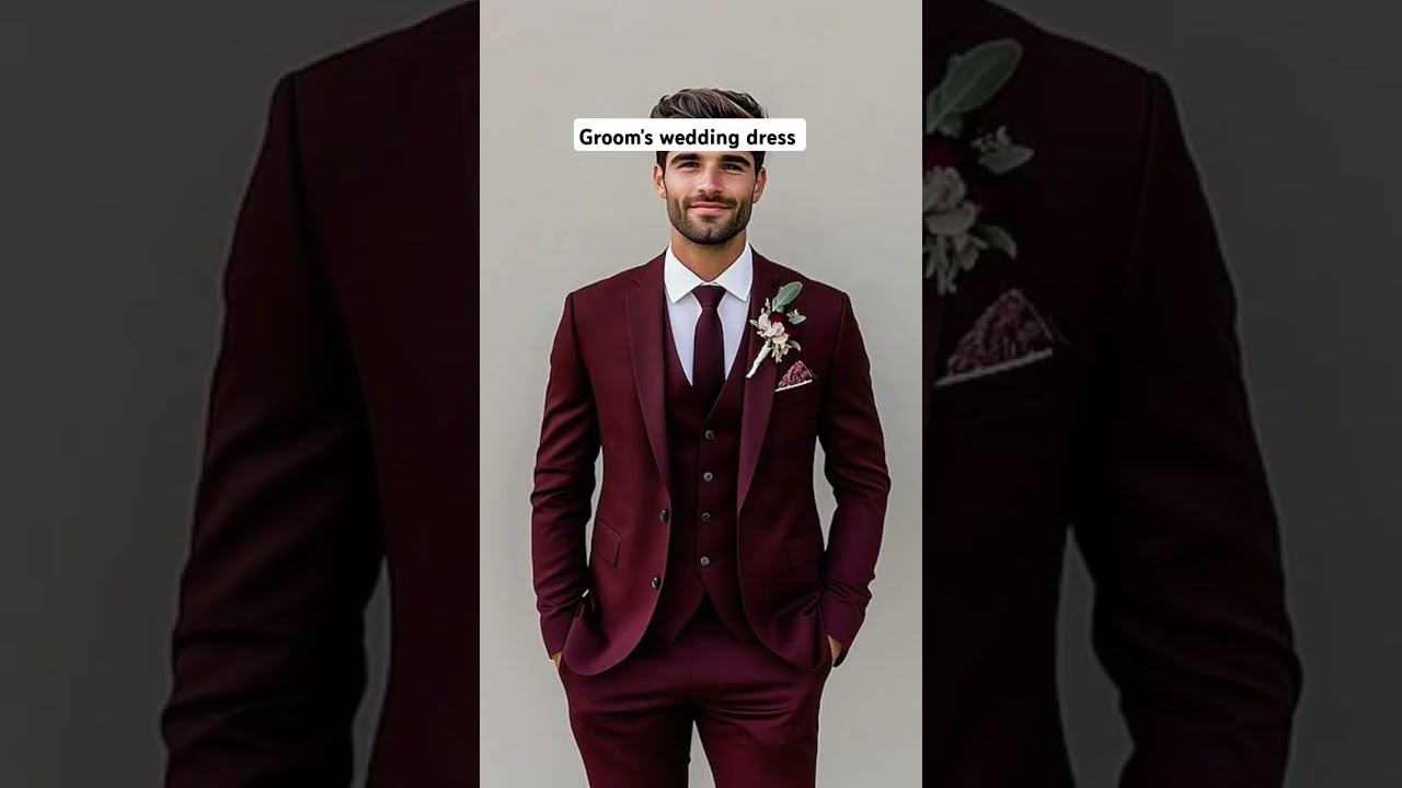 Groom's wedding dress designs 