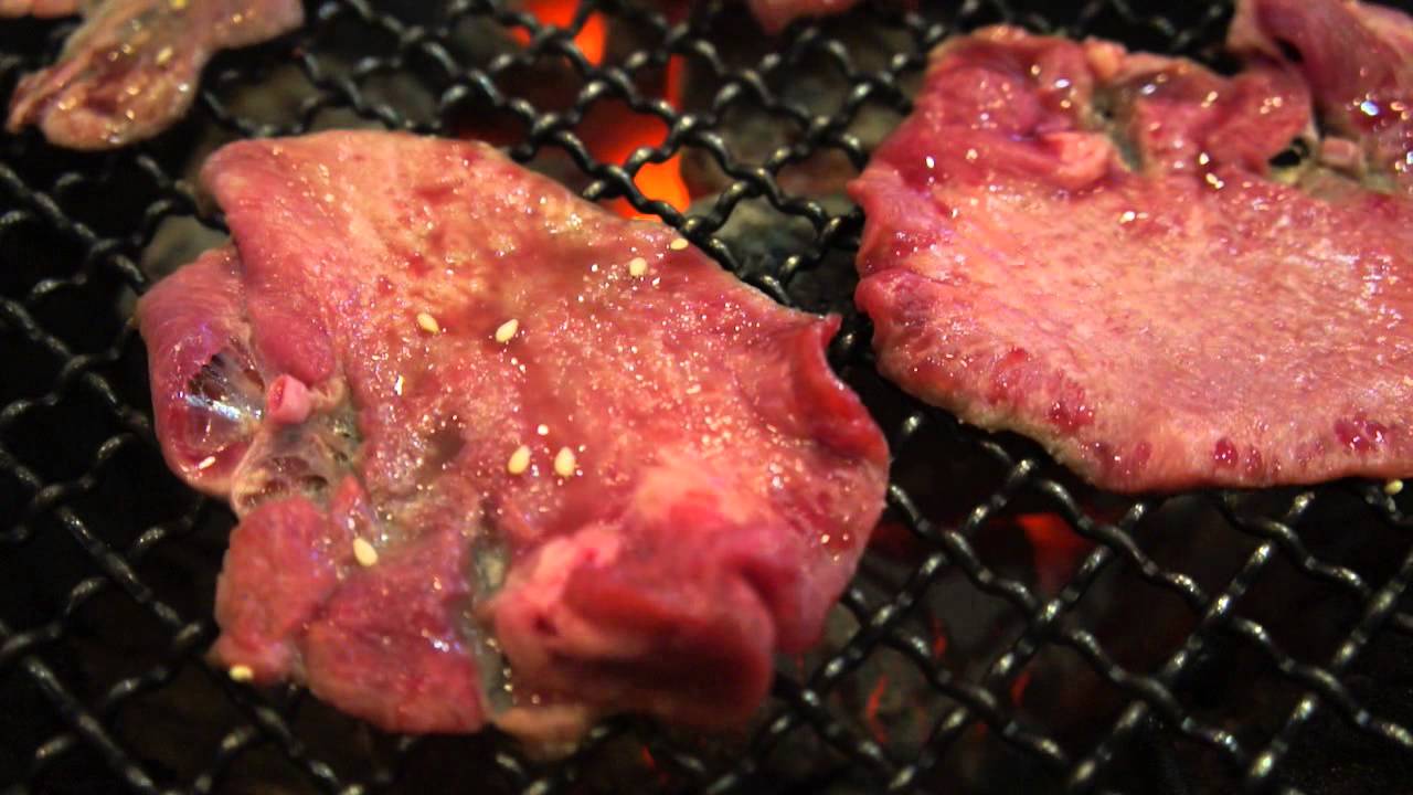 上タン塩 おかずになる焼肉動画 安楽亭編 Youtube