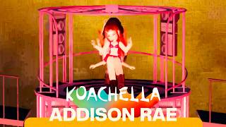 Addison Rae - Aquamarine - At Koachella 2026