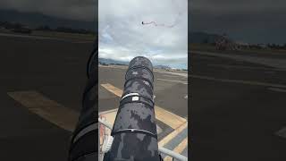 Brave Military Skydiver In Action