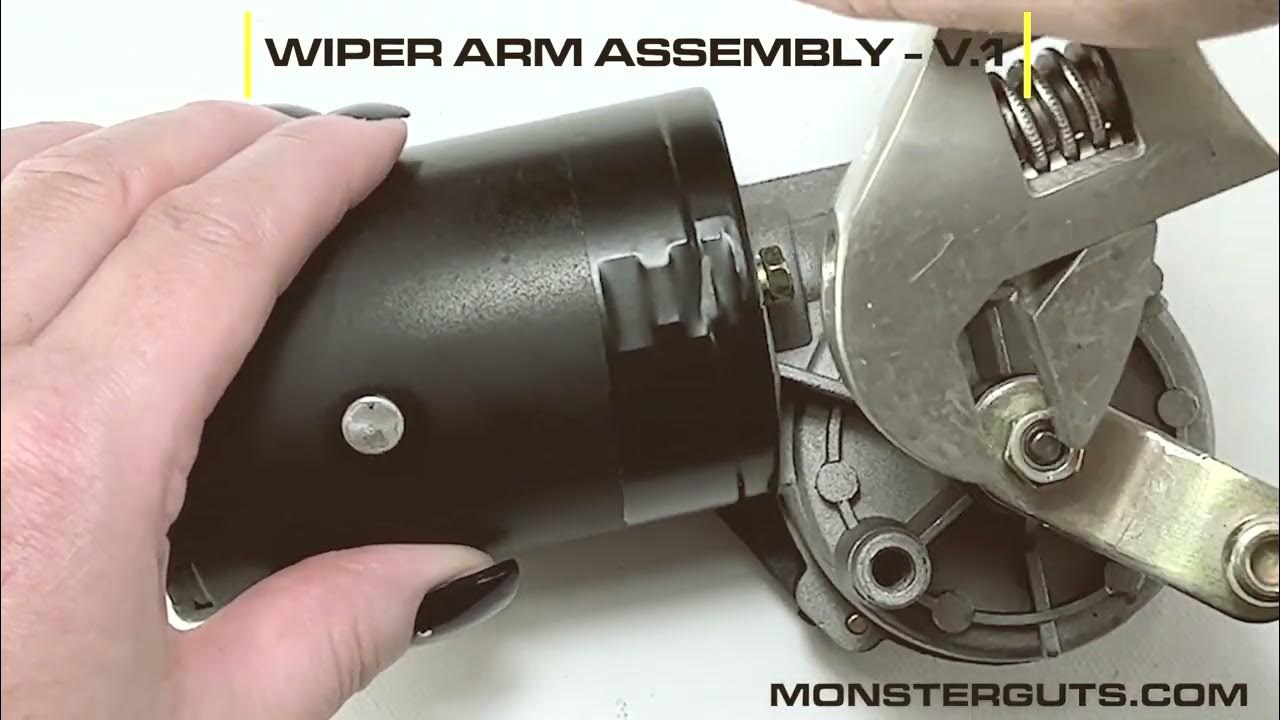 How to Assemble Monster Guts Wiper Arm YouTube