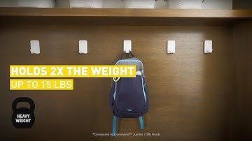 Command™ X-Large Heavyweight Hooks – No Tools Required to Install