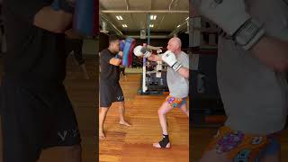 Pads work drills @Travis-Srisuk Muay Thai.