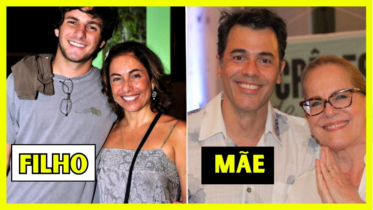 30 FAMOSOS QUE SÃO MÃE E FILHO NA VIDA REAL! - YouTube