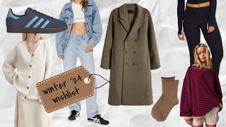 winter 2023/2024 clothing wishlist