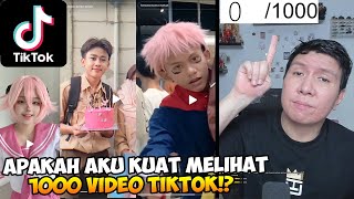 Mencoba NAMATIN 1000 Video TikTok