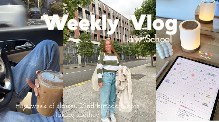 Weekly Vlog | Law School - My 22nd Birthday, Note ...