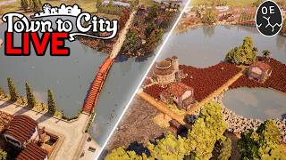 Building BEAUTIFUL Farms In This Gorgeous City Builder Town To City Livestream