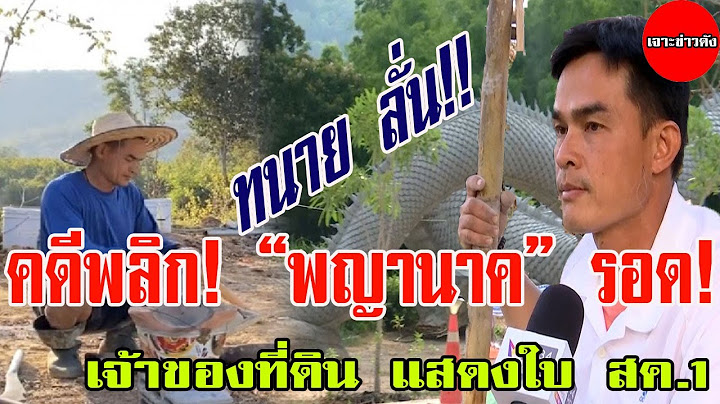 ทนาย ลั่น!! คดีพลิก! “พญานาค” รอด! เจ้าของที่ดิน แสดงใบ สค.1