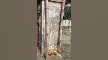 Concrete curing with polythene