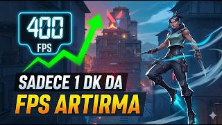1 Dakikada VALORANT FPS Arttırma . FPS'i 4 Katına Çıkar | Valorant FPS Arttırma .