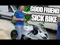 Surprising My Friend With A New Motorcycle!