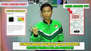 FUNGSI FITUR DI APLIKASI GRAB DRIVER 2024‼️KHUSUS DRIVER PEMULA‼️