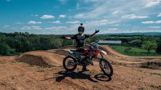 Amazing private motocross track! || Riding Daniel's house on a 2020 KTM125