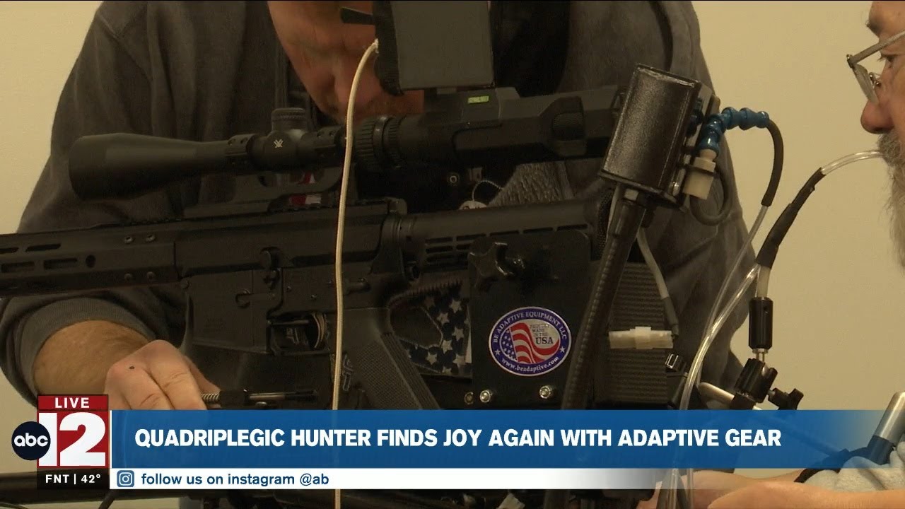 Adaptive hunting opens new doors for Michigan residents - YouTube