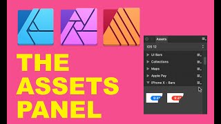 Affinity Designer, Photo & Publisher: Assets Panel Explained