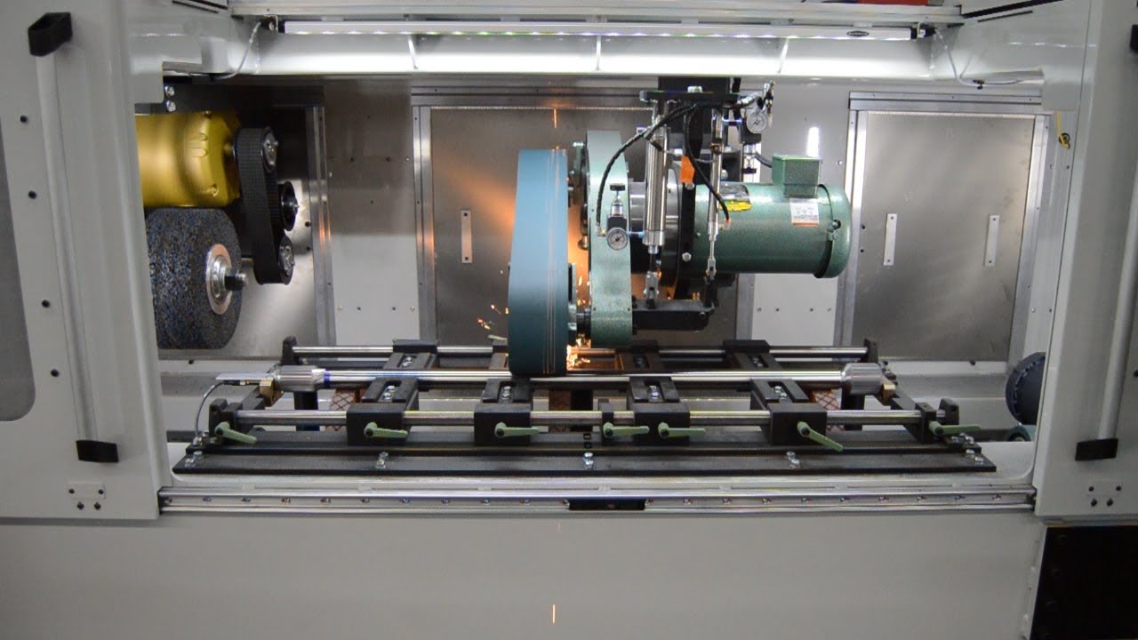 Automated Shaft Descaling and Finishing