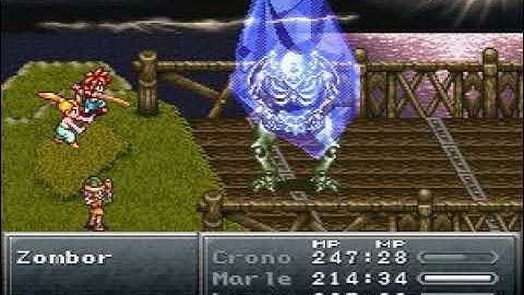 Chrono Trigger - 600 A.D. - Zombor boss battle w/ Crono, Marle, and Lucca