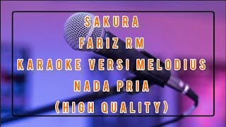 Sakura Fariz Rm Karaoke Versi Melodius Nada Pria