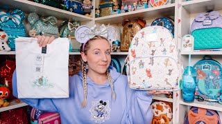 ShopDisney Unboxing Disney 100 Haul Loungefly Mini Backpack Little Mermaid Funko POP Princess Shirts