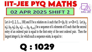 Let A={1,2,3,…,100} and R be a relation on A such that R={(a,b):a = 2b+1}. Let (a_1,a_2 ), (a_2,a_3)