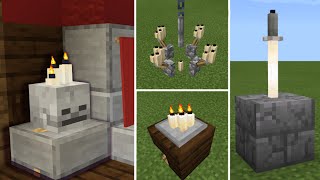 Minecraft Build Hacks: Candles, minecraft 1.17 Build tips