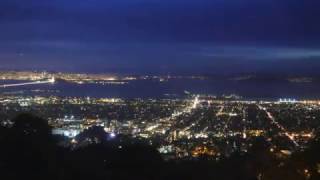 Nov. 6, 2016 - Timelapse from the Lawrence Hall of Science (Mars in the Bay Area Sky)