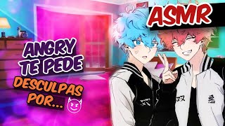 ASMR anime ROLEPLAY[Angry e Smyle tokyo revengers Angry pede desculpas no seu quarto]