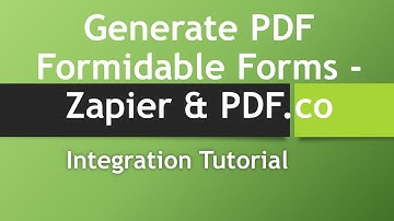 Generate PDF (or Full PDF Template) Based on Formidable Forms