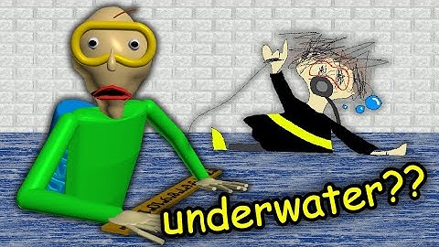 Will Baldi Drown UNDERWATER?? | Baldi