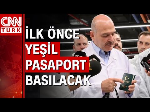 Pasaport sorununa yerli çözüm: Yerli pasaport üretimi başladı!