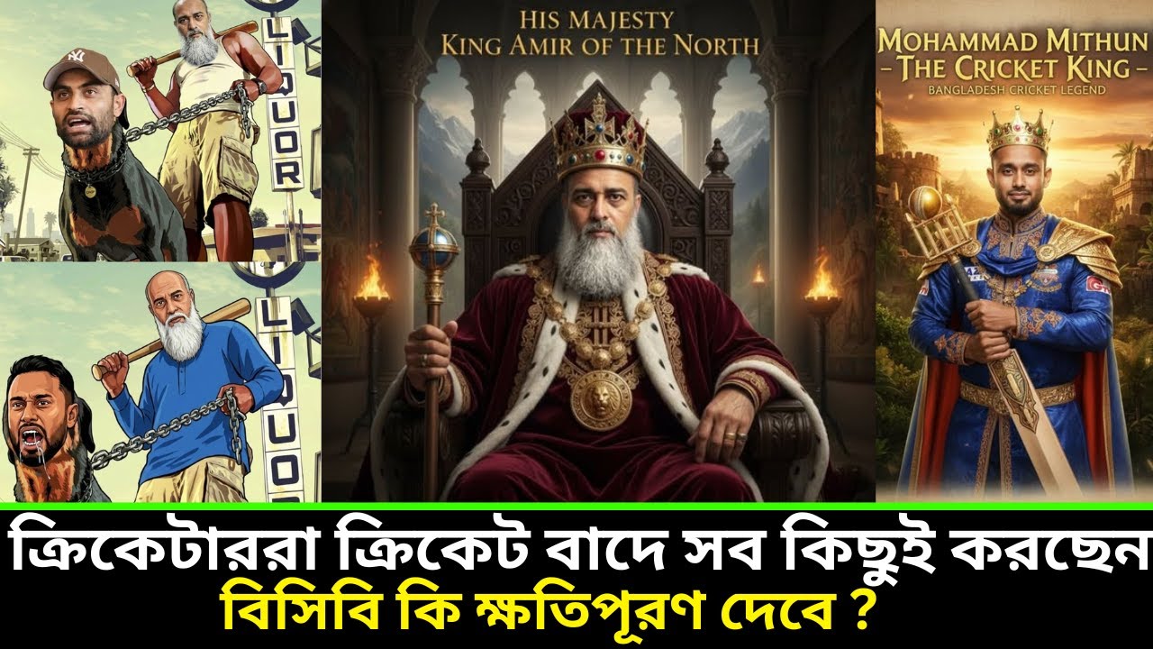 ক্রিকেট বাদে সবকিছুতেই ব্যস্ত ক্রিকেটাররা! সমালোচনায় BCB | Nazmul Islam | Mithun | Iconic Focus 24 |