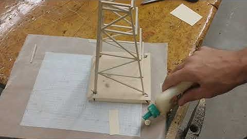 Attaching Gusset Plates to Cantilever Truss